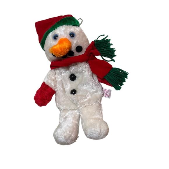 1988 Fairview Plush Christmas Stockings Set of 3 Rudolph Santa Snowman VTG - Picture 11 of 15